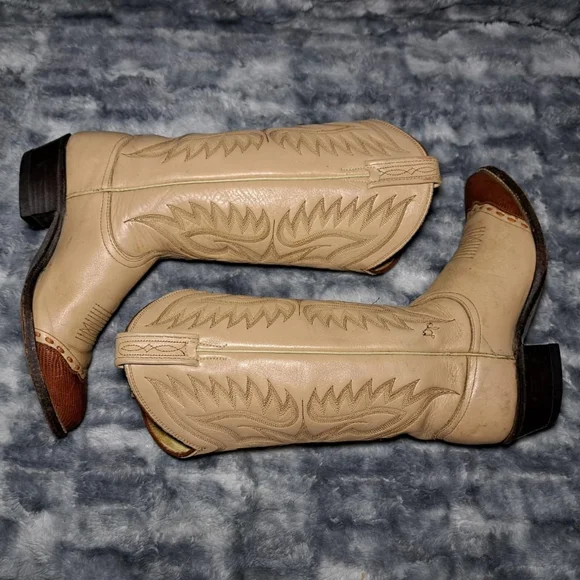 Vintage Dan Post Western Cowboy Boots - Picture 3 of 8